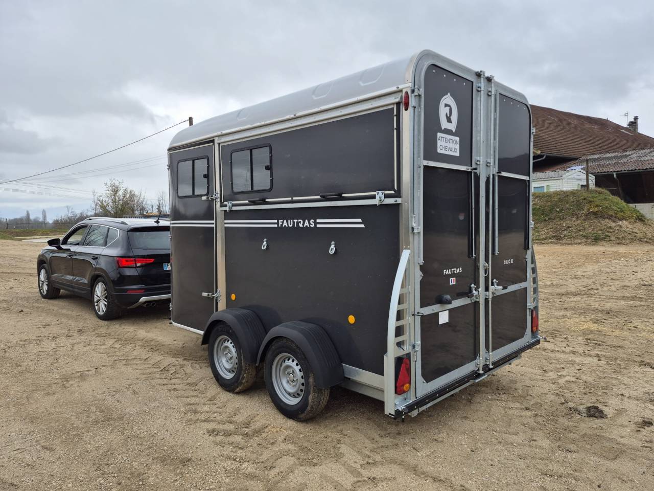 Horse trailer Fautras Oblic X2 2 Stalls 2026 New